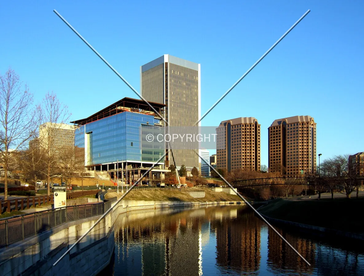 Downtown from the southwest