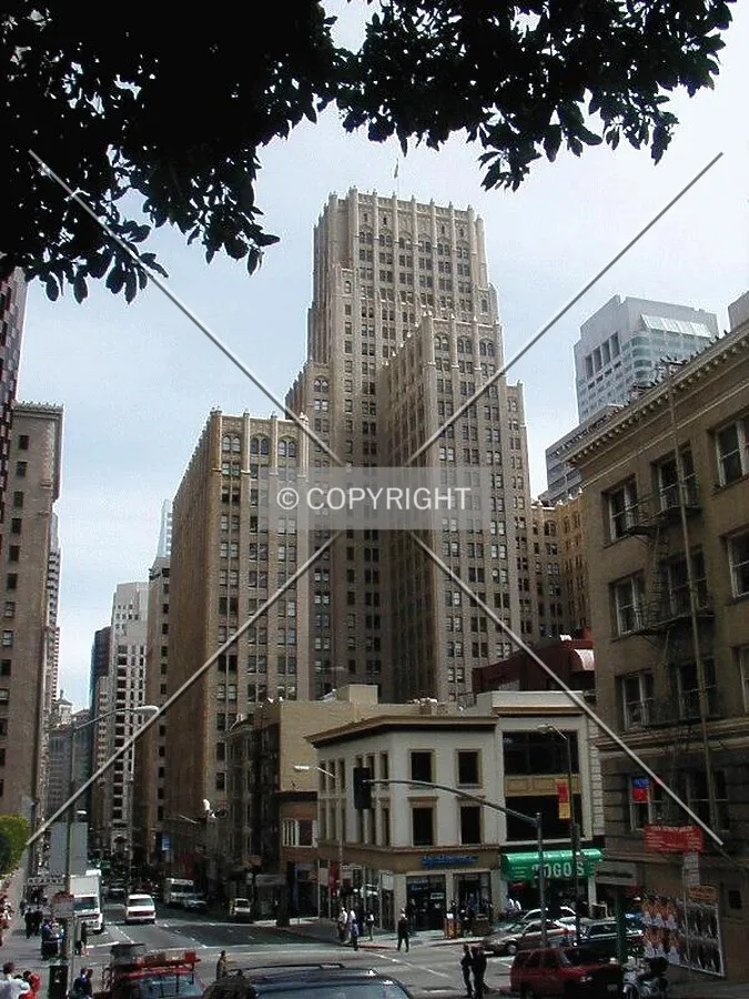 Russ Building looking east
