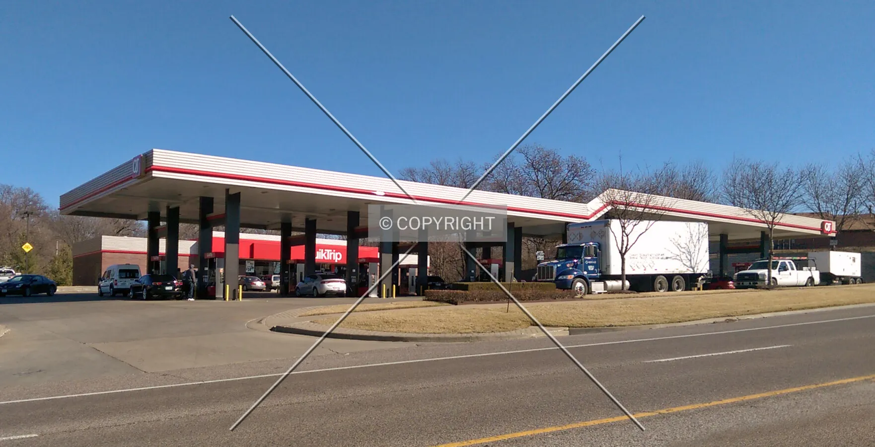View from the southwest; January 30, 2015