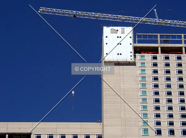 Upper floors on the southeastern side