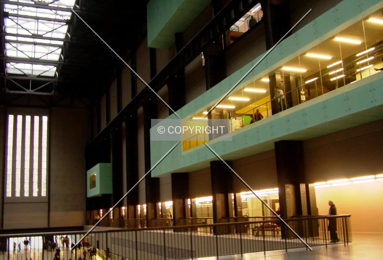 View of first floor from Turbine Hall