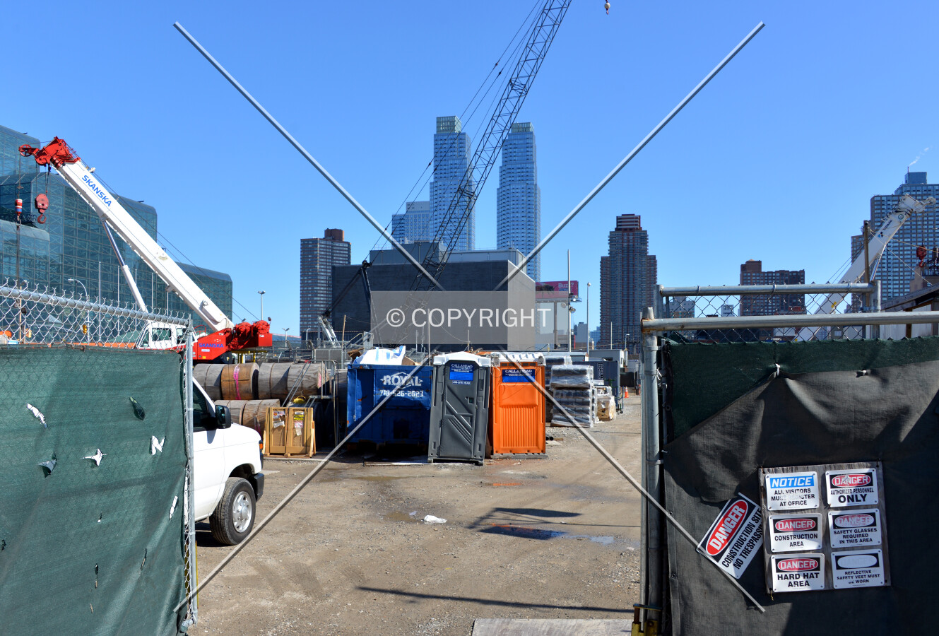 View from the southwest on 34th Street