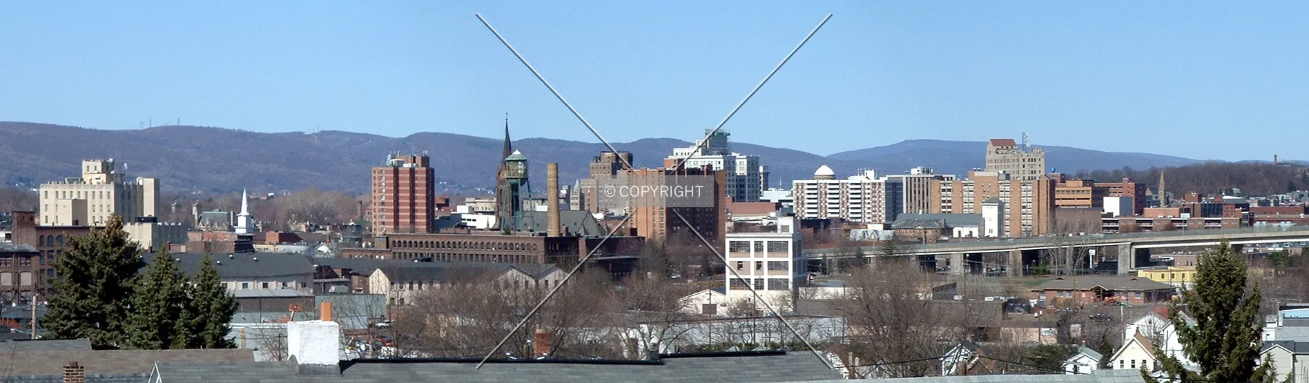 View from the southwest