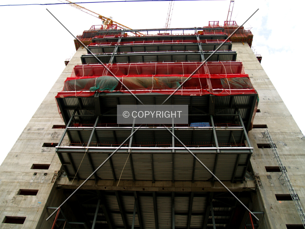 Looking up from the southern side