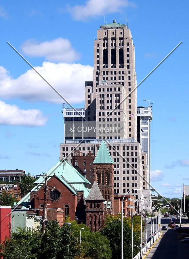 View from the southwest on Swan Street
