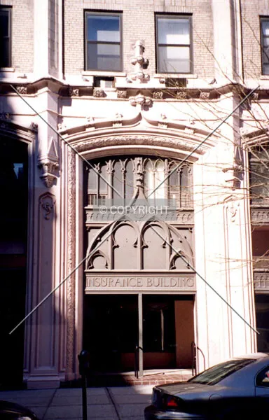 Detail of east entrance