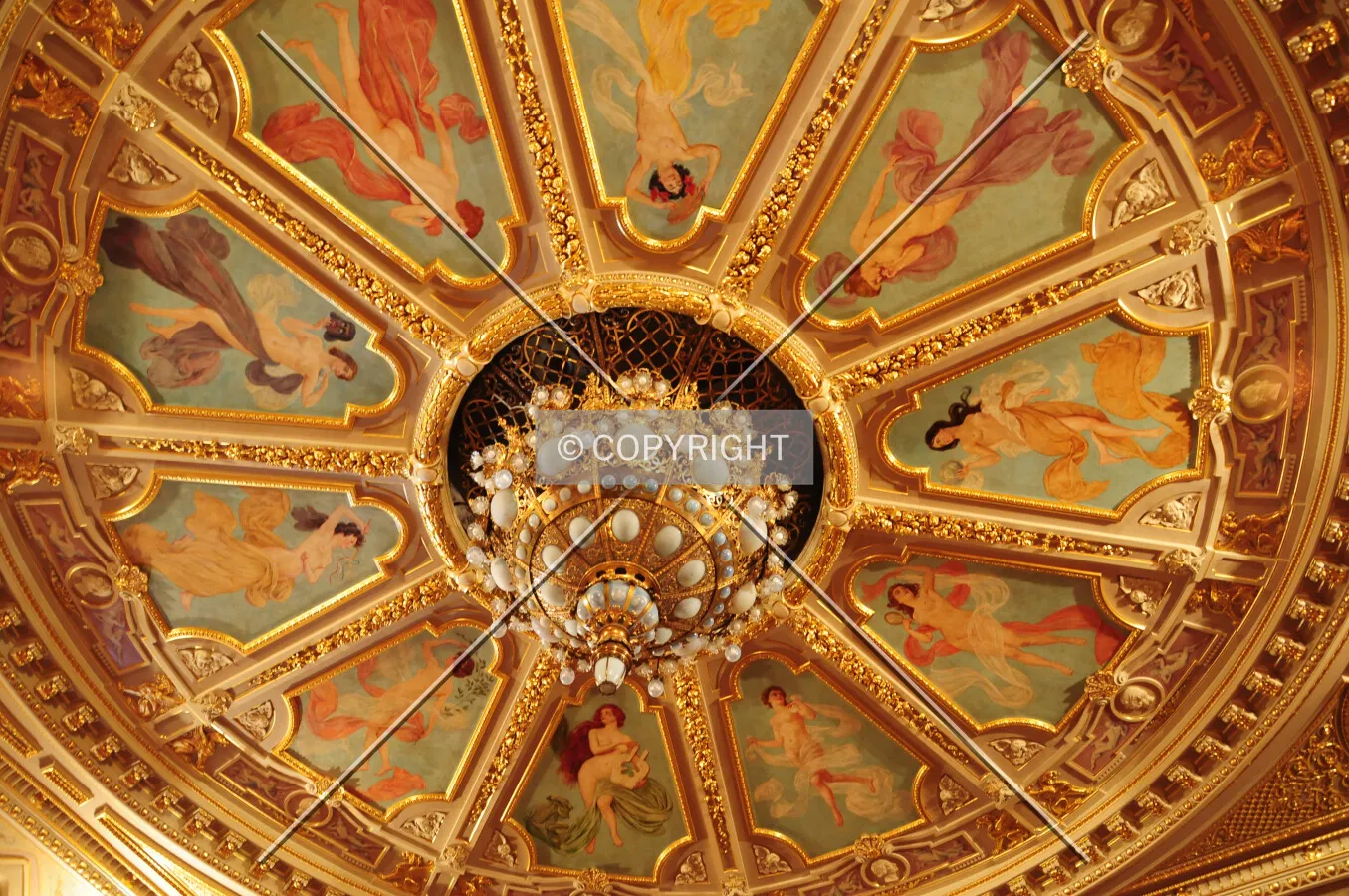 Ceiling of Lviv Opera