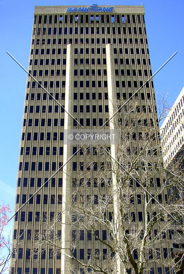 Looking up the eastern facade from 5th Street