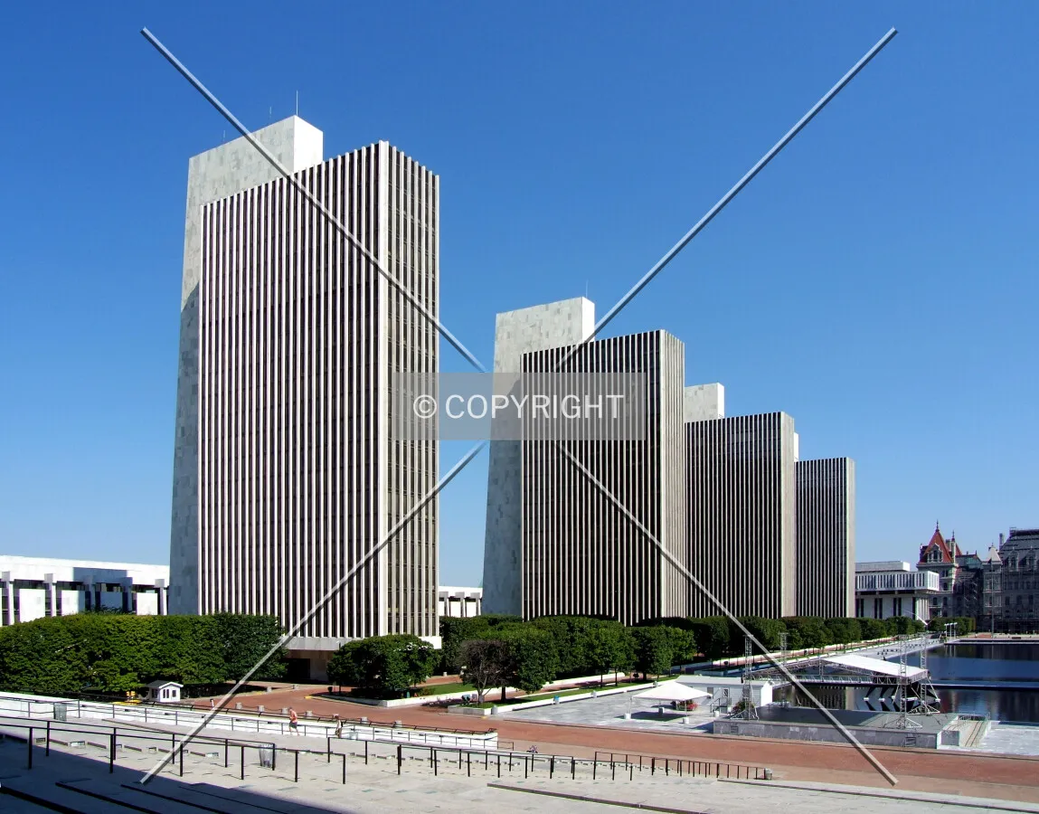 Agency buildings from the southwest