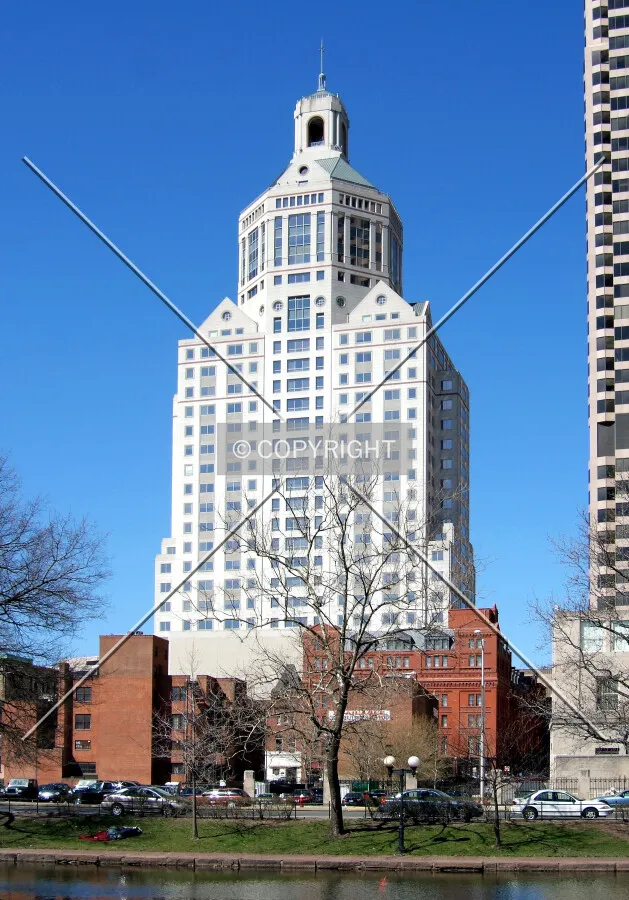 View north from Bushnell Park