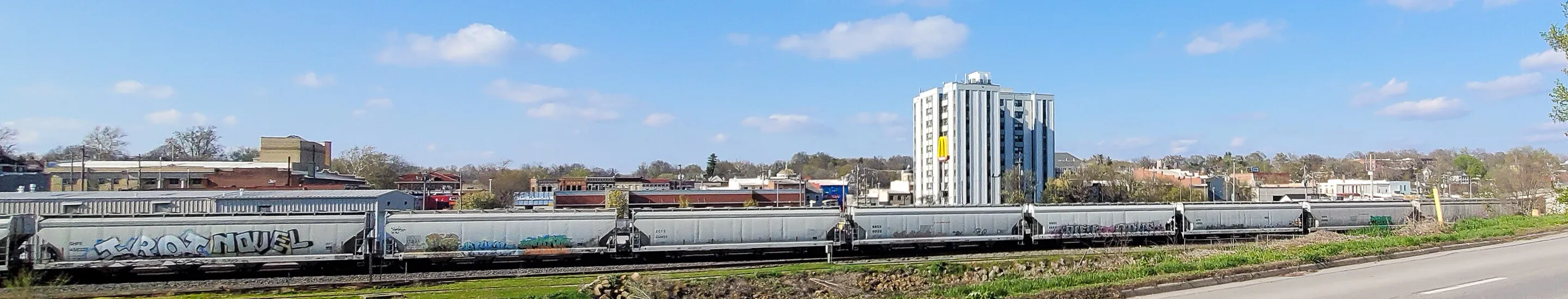 Downtown from the south