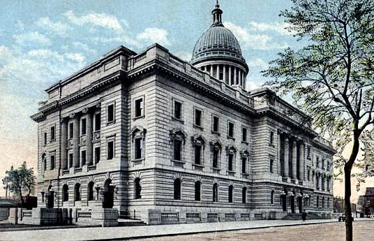View from the southeast