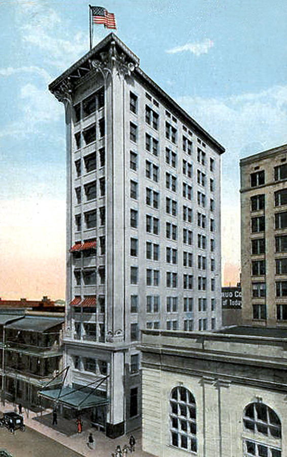 Vintage view from the southwest