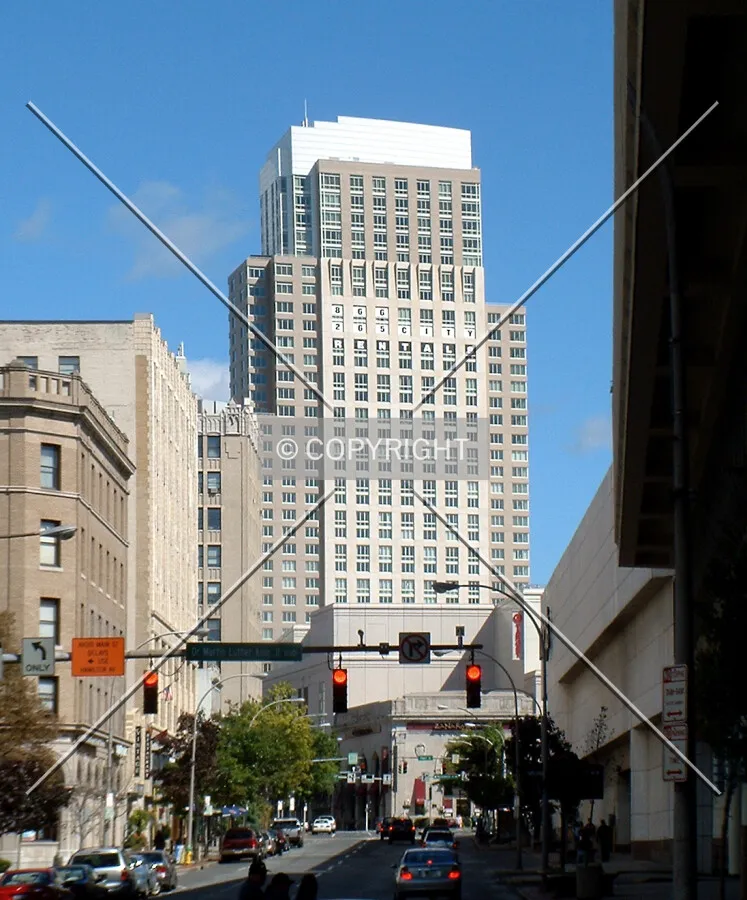 View from the west along Main Street