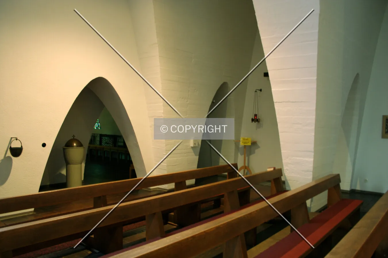 Arches at the southwest corner