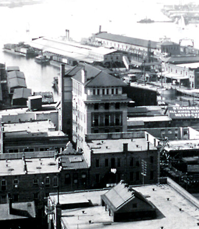 View from the east as originally constructed