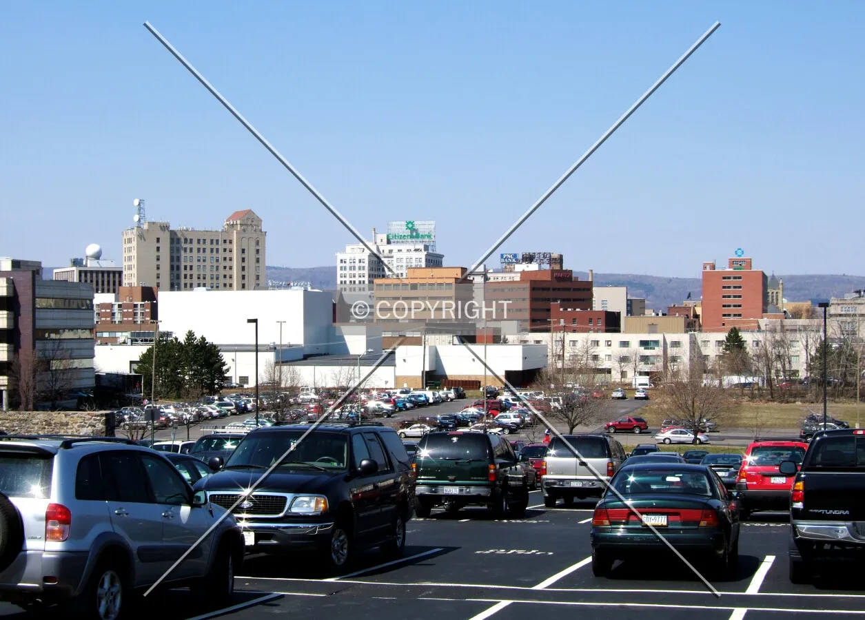 View from the southeast