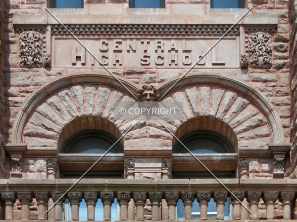 Above the main entrance