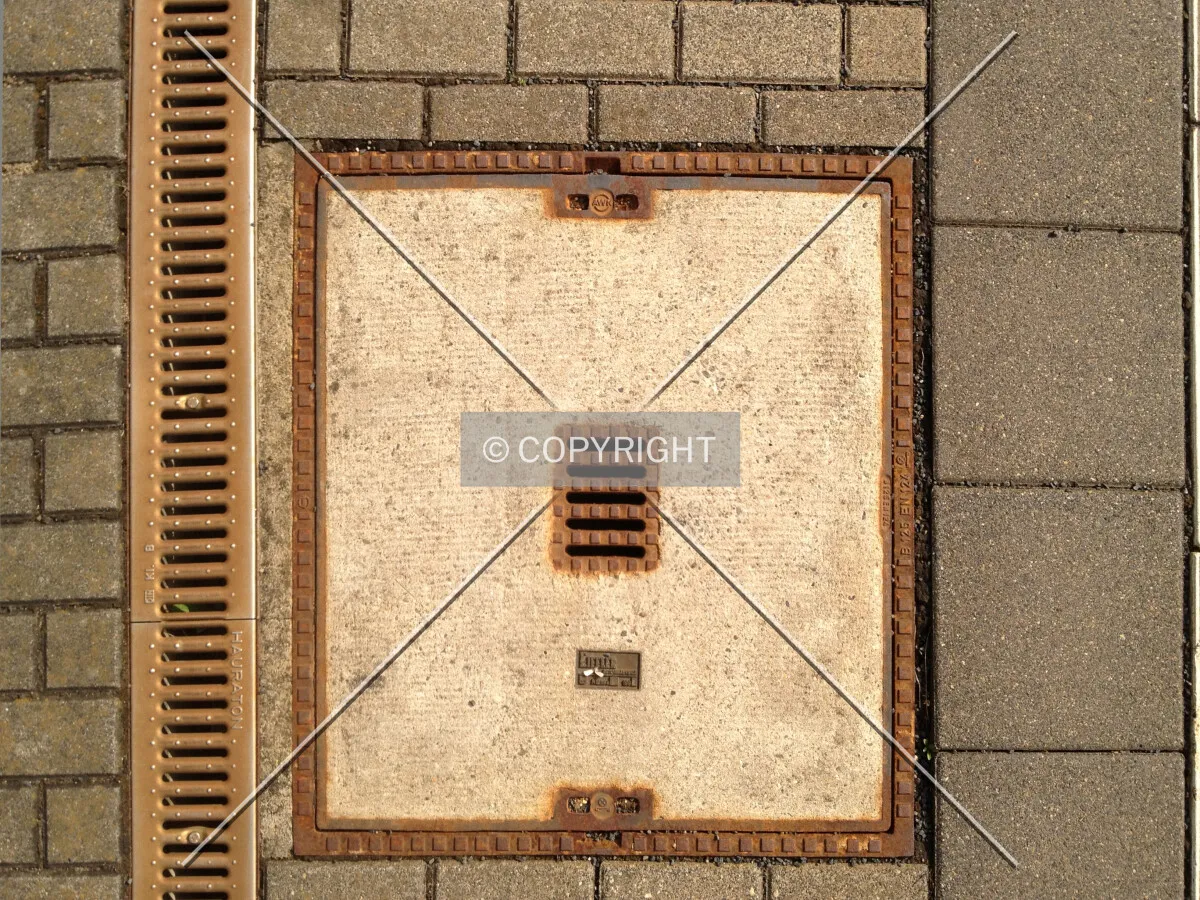 A square gully hole