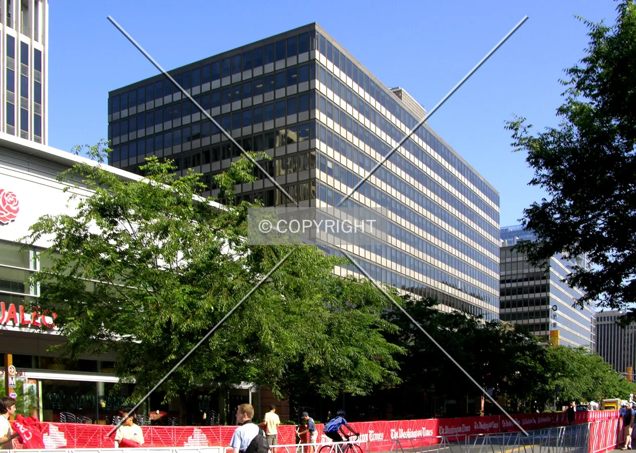 From across Crystal Drive to the southeast