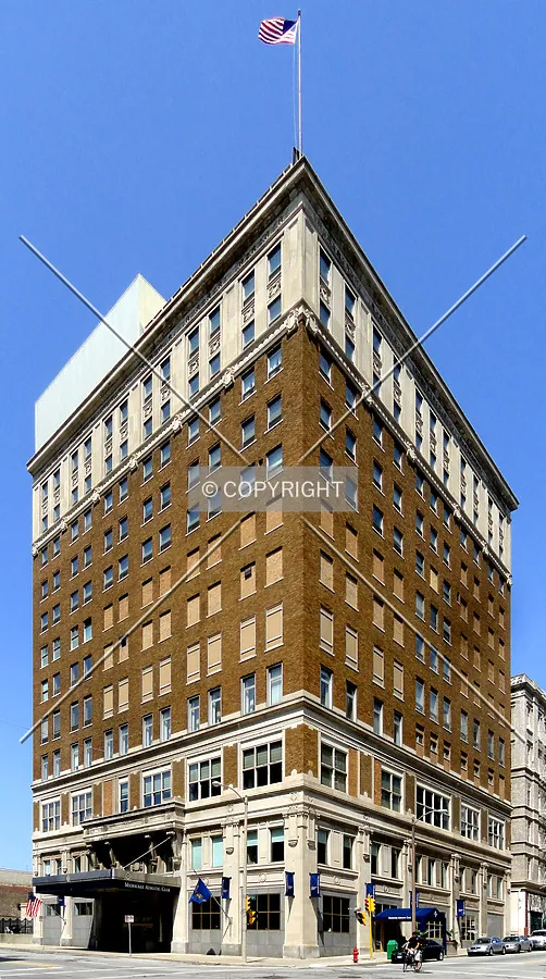 From across East Mason Street to the southwest