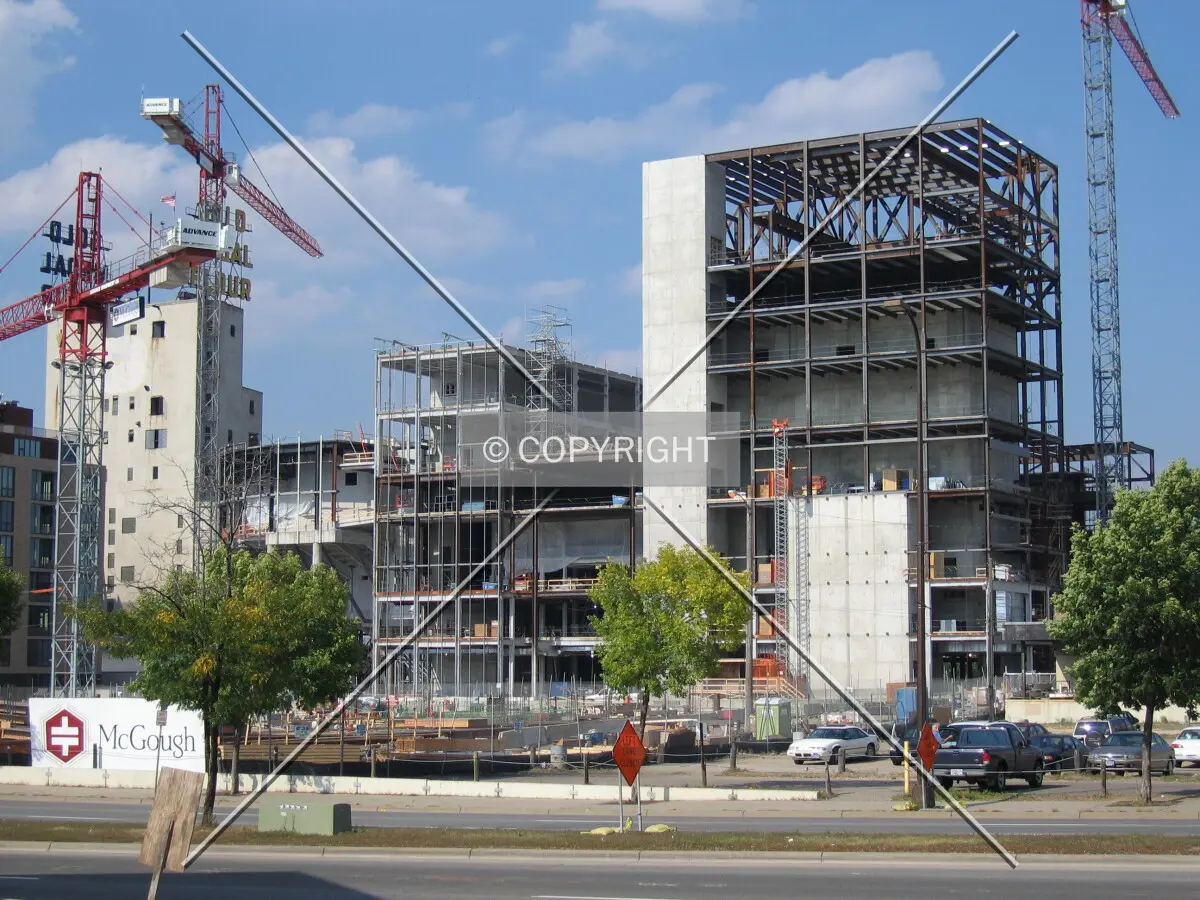 View from the south side of Washington Avenue