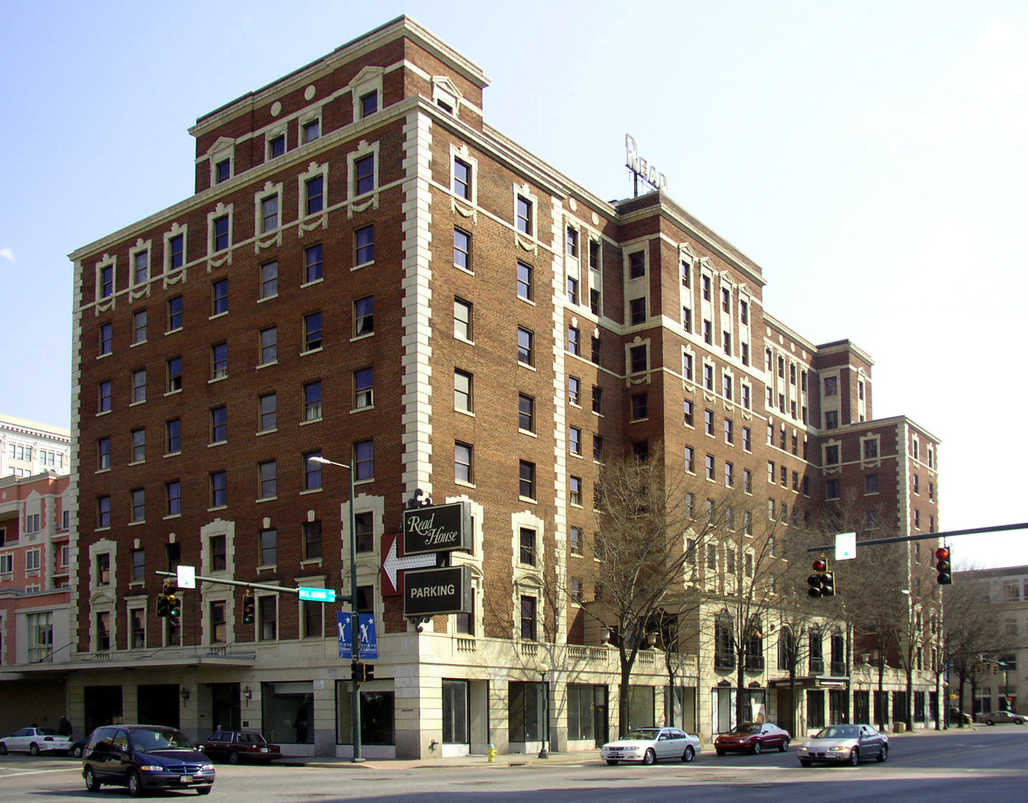 Vintage view from the southwest
