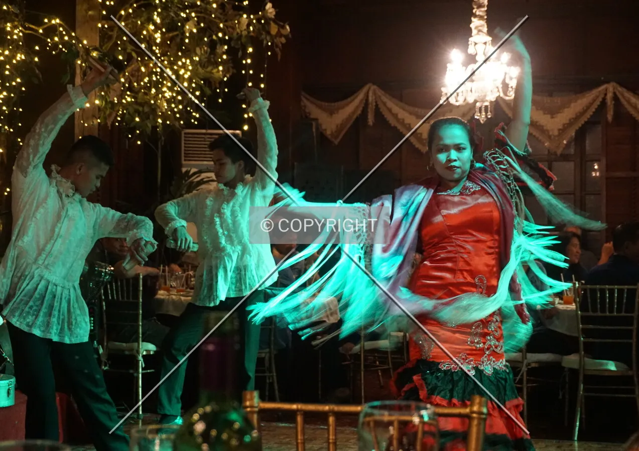 Dancing during dinner; February 25, 2018