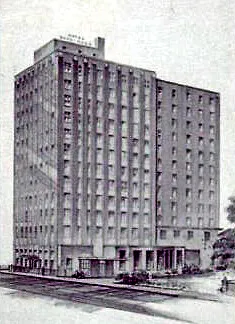 Vintage view from the southwest