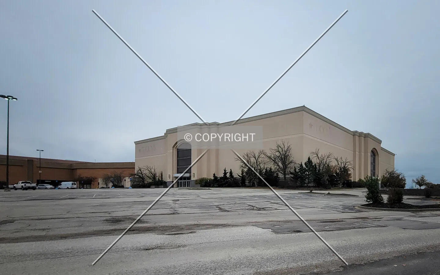 View from the southwest; October 28, 2023