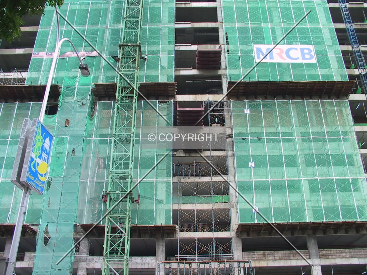 Looking up from the street