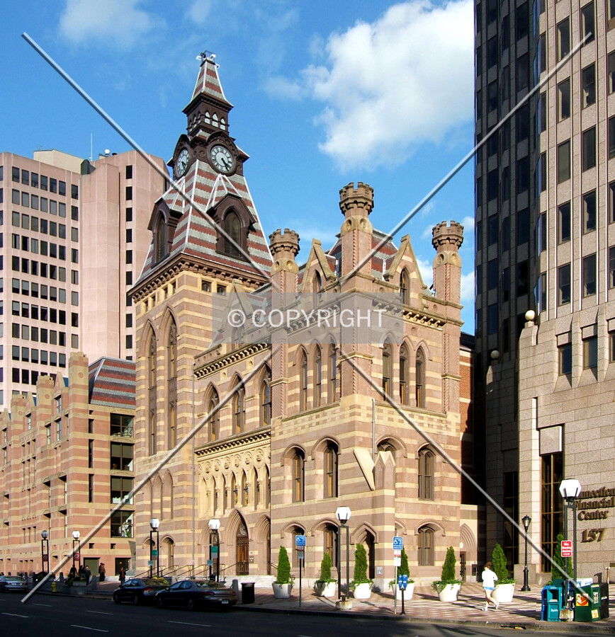 View from the southwest along Church Street