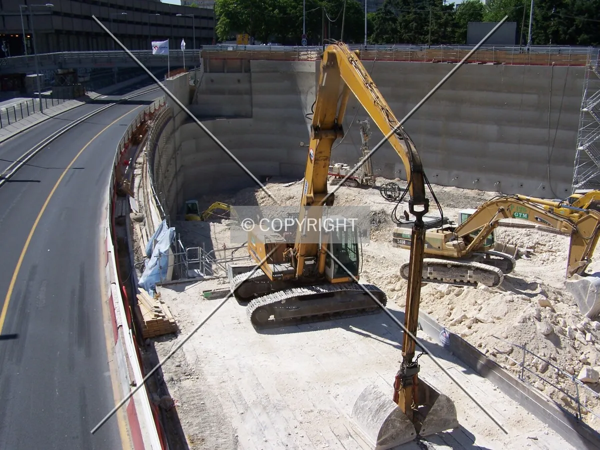 Site part closed to the Boulevard Circulaire