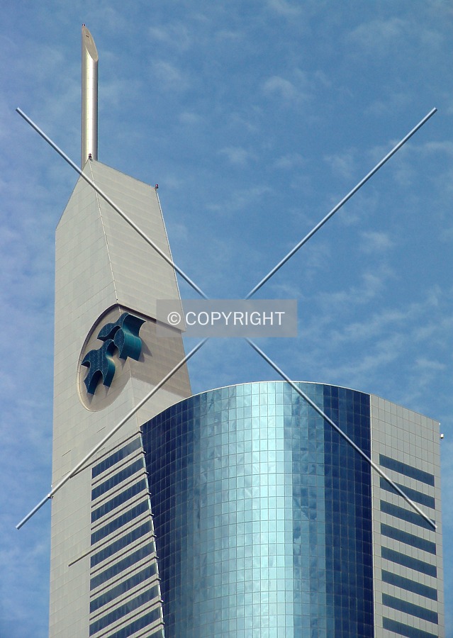 The upper floors and top detail