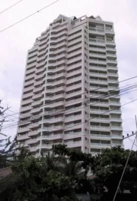 Near view from the beach