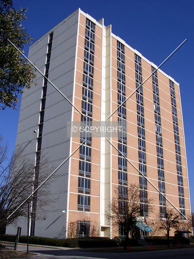 Looking northeast from Telfair Street