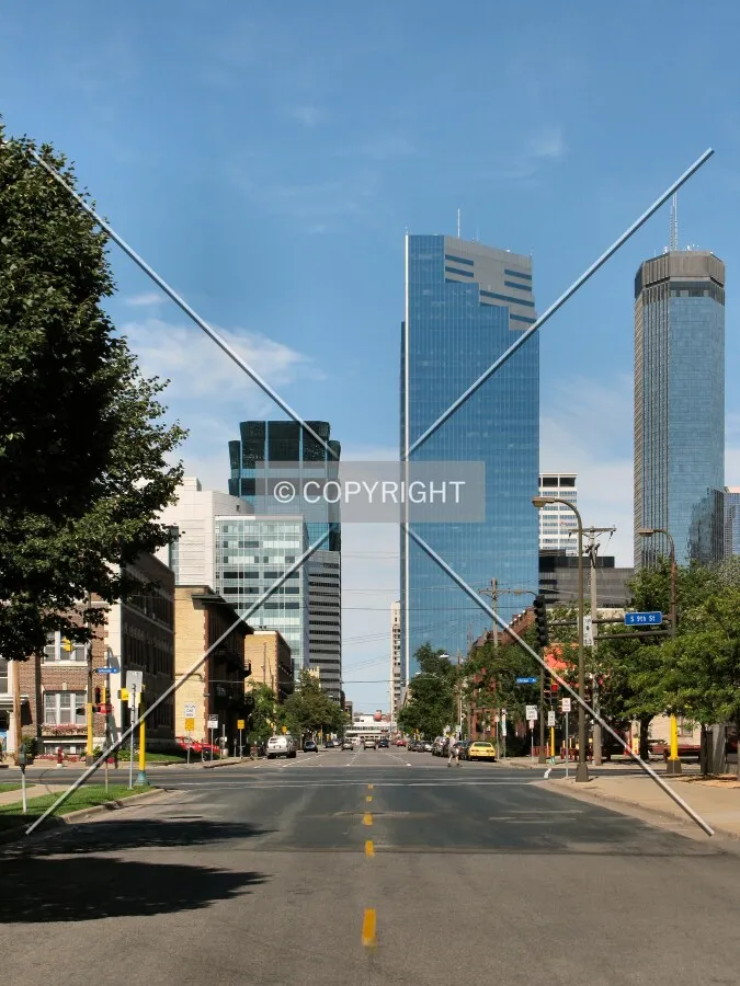 View to the west from the 800 block