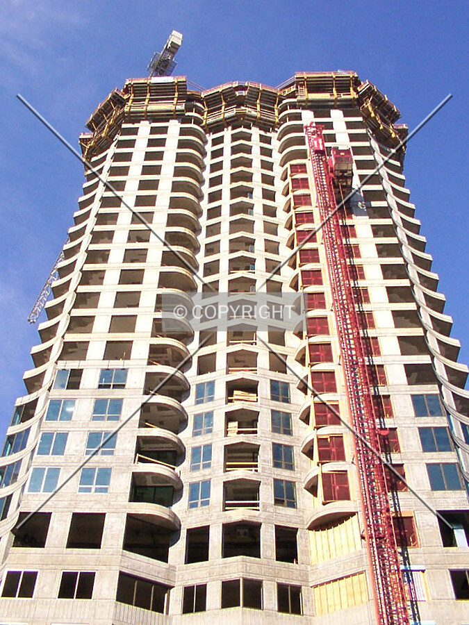 Looking up the east side - 17 Sep 2002