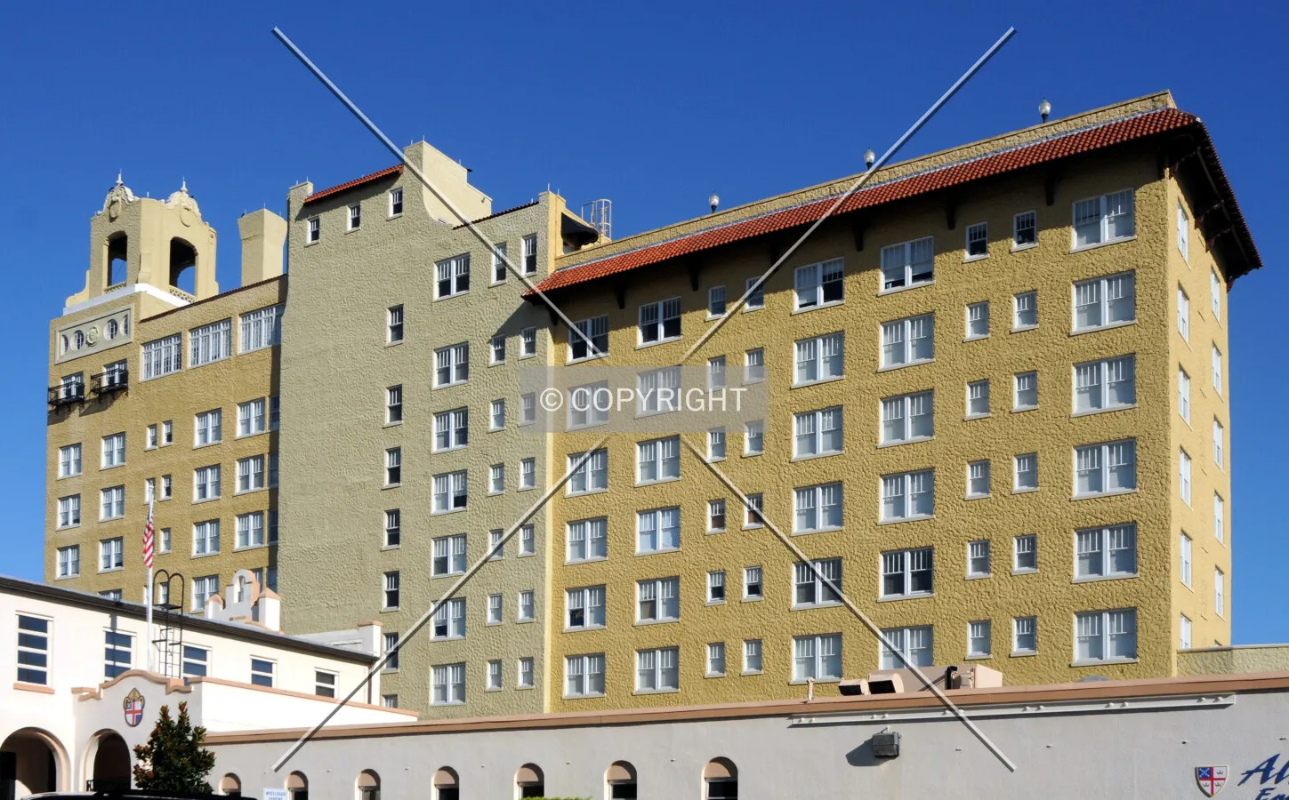 View from the southeast