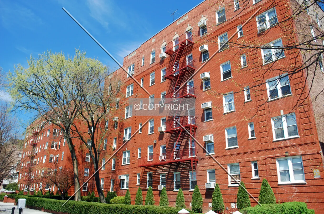 Viewed along Ocean Parkway