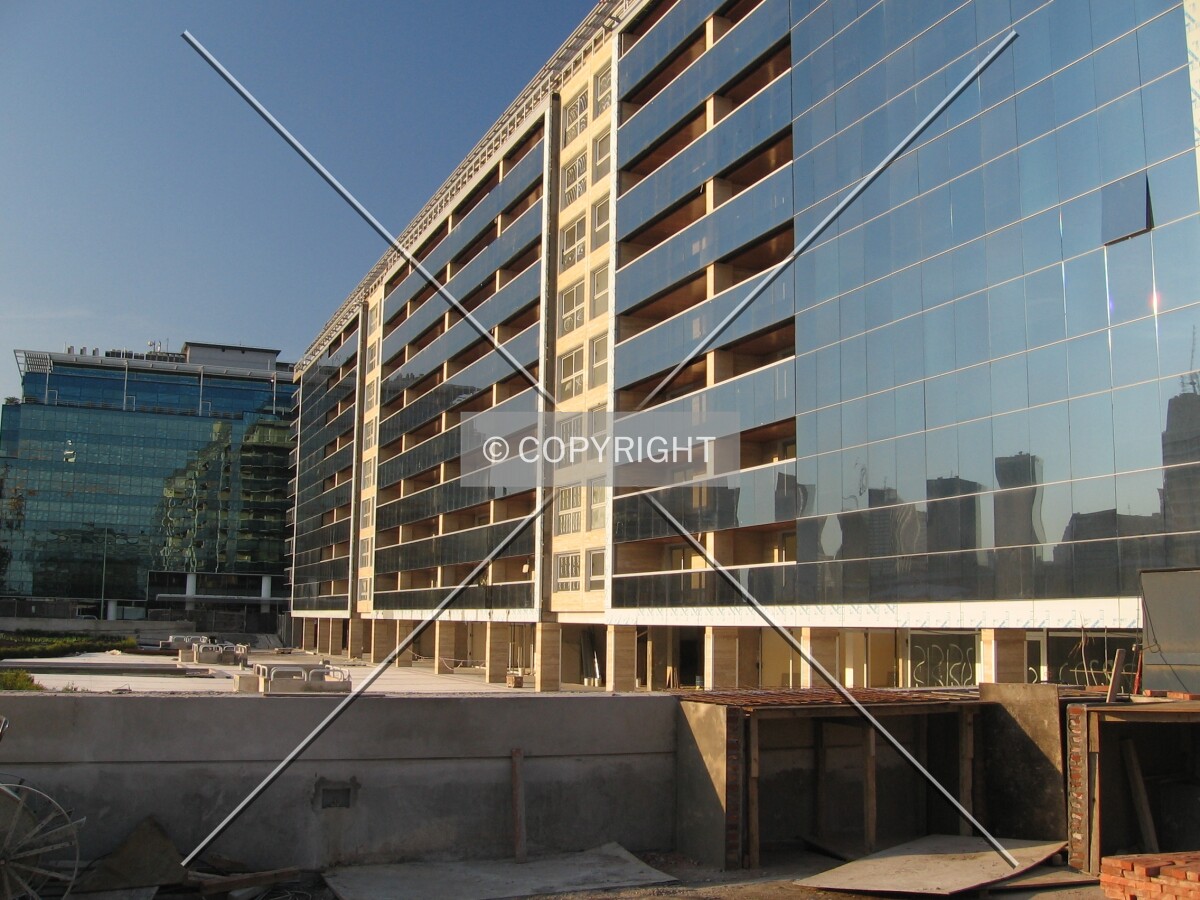 West facade almost finished