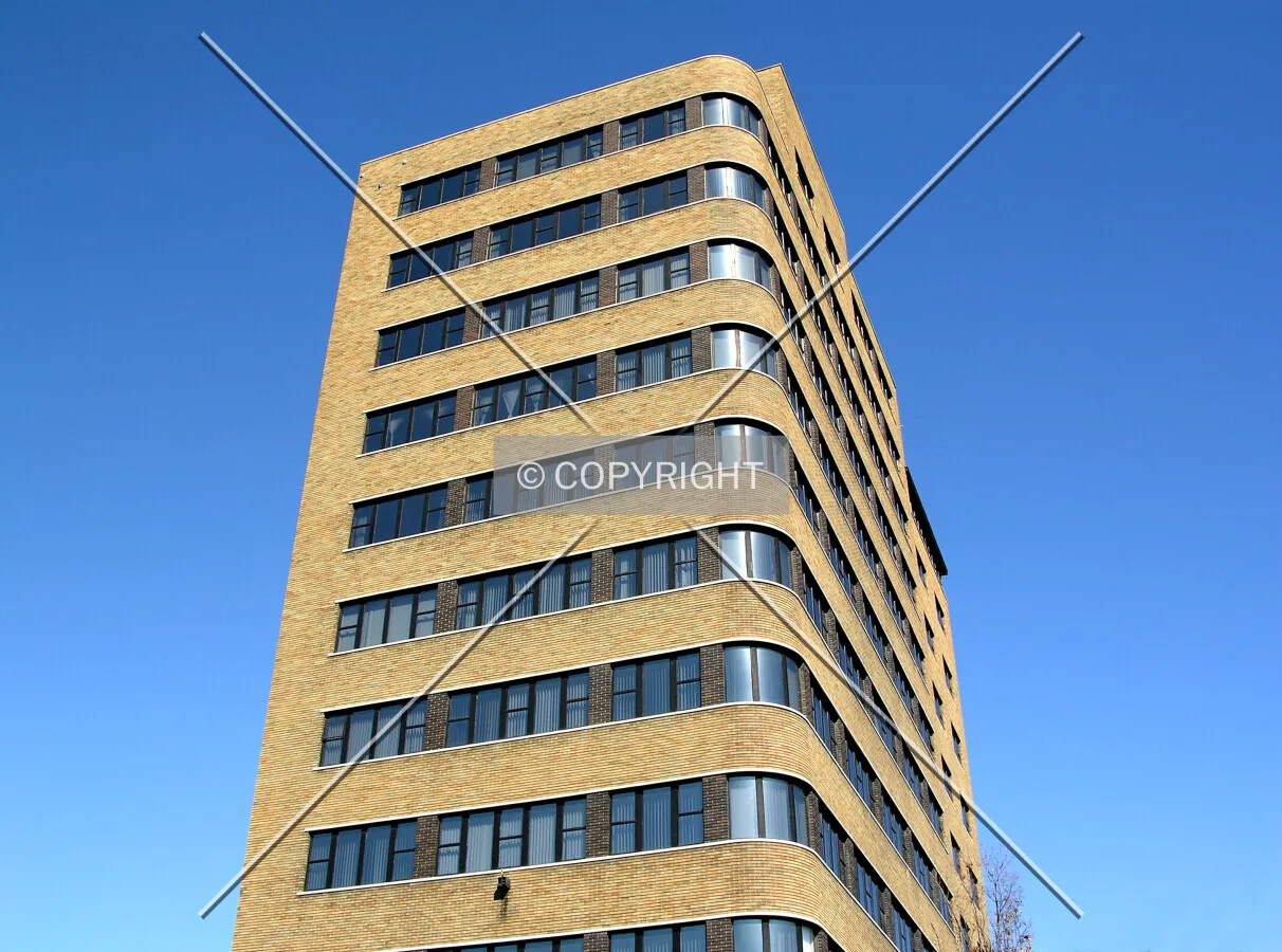 Looking up the southeast side