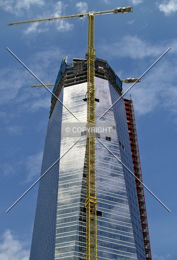 Looking up from the eastern side