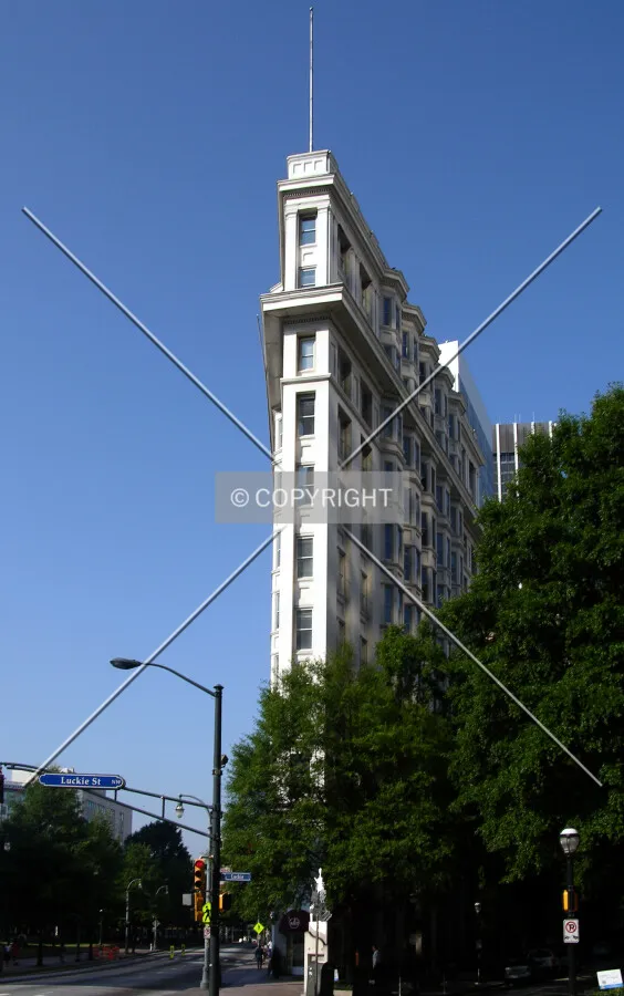 Looking south from Luckie Street