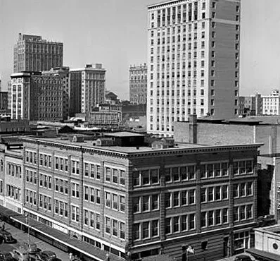 View from the southeast