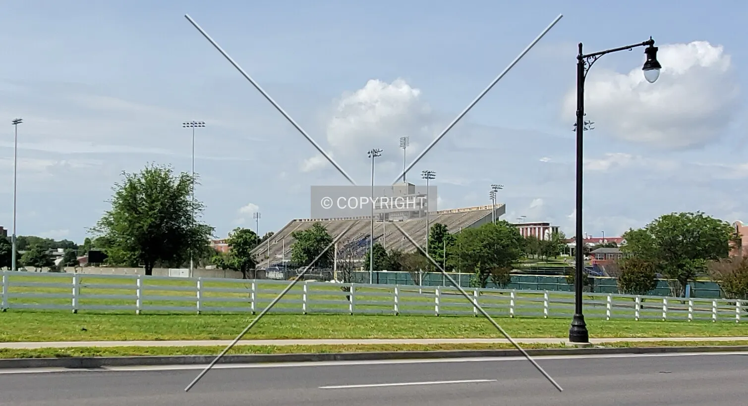 Northeast view; May 16, 2020