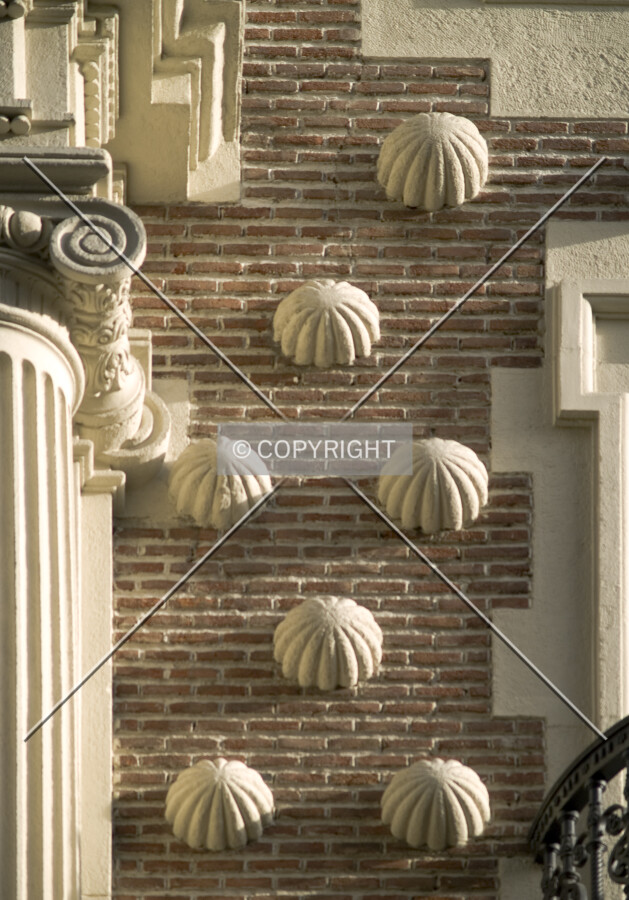 Detail of northern façade