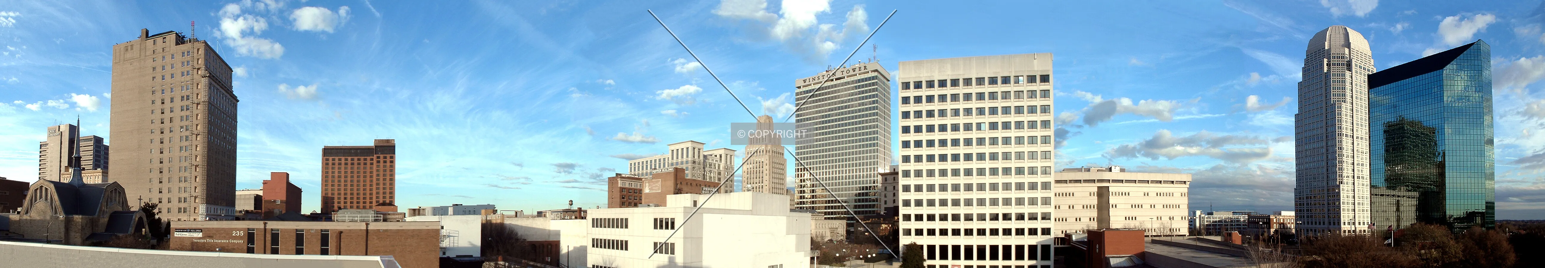 Panoramic view from the southeast to the northwest