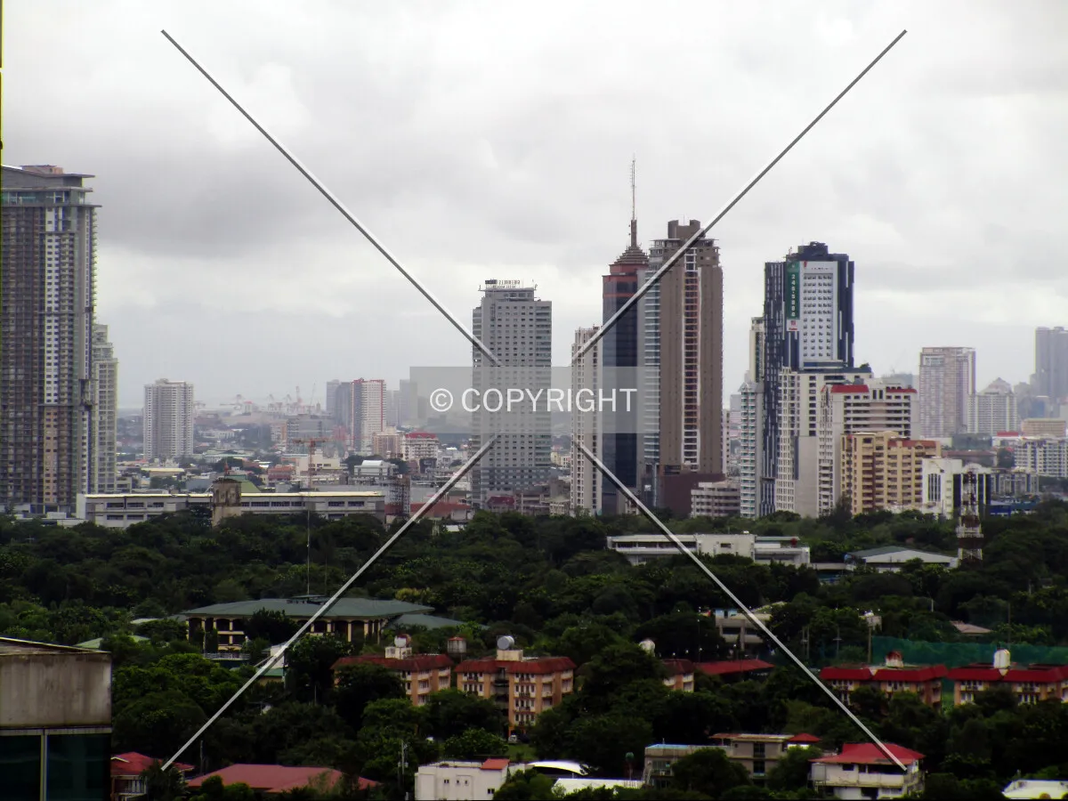 San Juan skyline viewed from the 35th floor