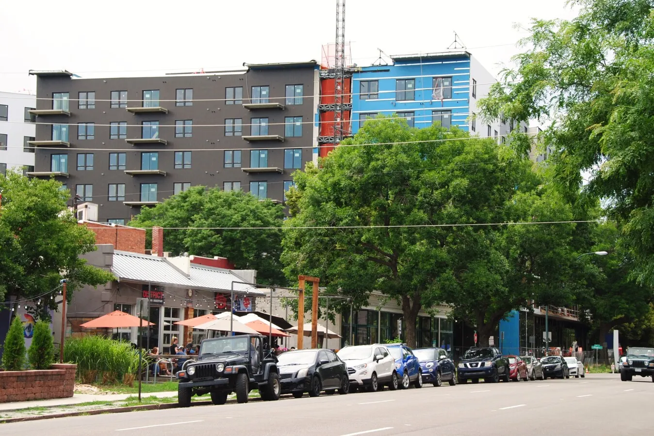 View to the west